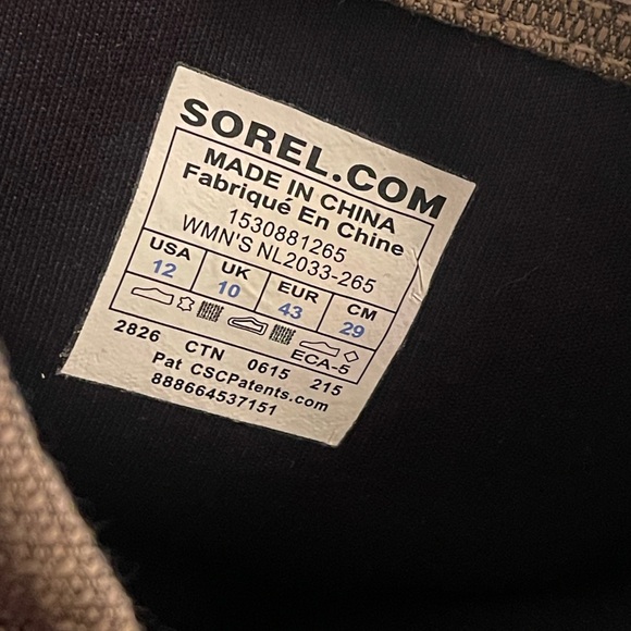 NEW Sorel Conquest Carly Lace Boot nwt sz 12 - Picture 2 of 5